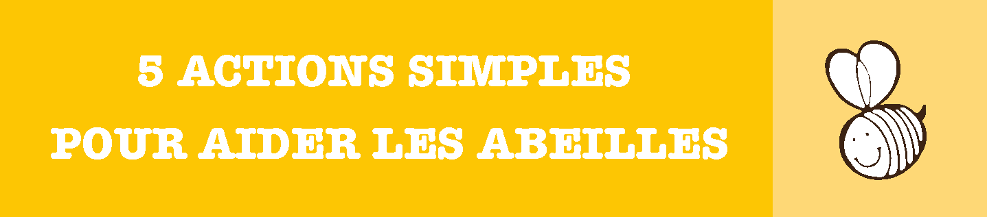 5 actions simples pour aider les abeilles